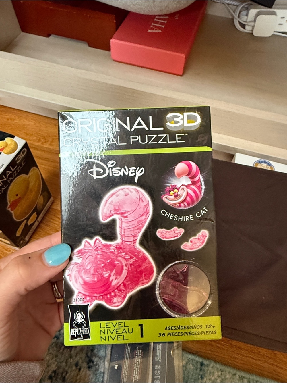 Disney Pink Cheshire Cat 3D Crystal Puzzle